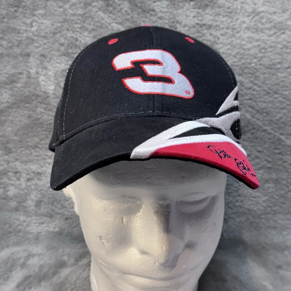 Dale Earnhardt Sr #3 The Intimidator by Winners‎ Circle Black Y2K Hat Cap VTG